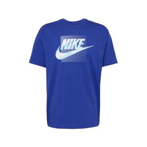 Nike Sportswear Tričko  kráľovská modrá / nebesky modrá / biela