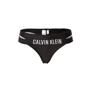 Calvin Klein Swimwear Bikinové nohavičky  čierna / šedobiela