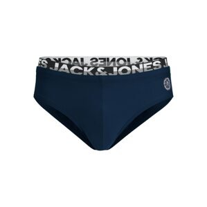 JACK & JONES Plavecké šortky 'IBIZA'  tmavomodrá / čierna / biela