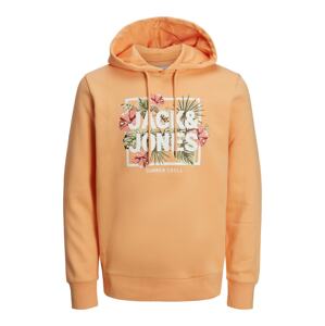 JACK & JONES Mikina 'BECS'  zmiešané farby / oranžová