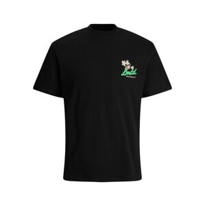 JACK & JONES Tričko 'Cabana'  béžová / zelená / čierna