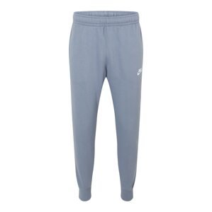 Nike Sportswear Nohavice  dymovo modrá / biela