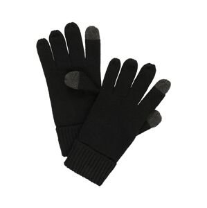 HUNTER Prstové rukavice  sivá / čierna