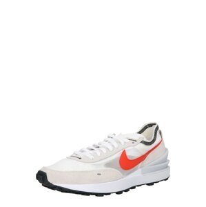 Nike Sportswear Nízke tenisky 'WAFFLE ONE'  béžová / neónovo oranžová / biela