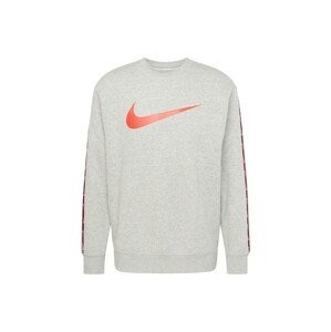 Nike Sportswear Mikina  tmavosivá / červená / biela