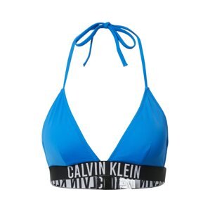 Calvin Klein Swimwear Bikinový top 'Intense Power'  modrá / čierna / biela
