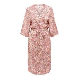 JDY Kimono 'Bora'  krémová / oranžová / broskyňová / ružová