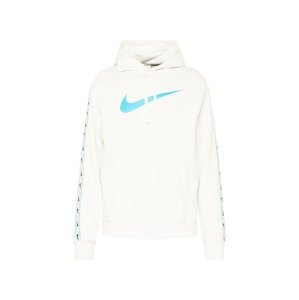 Nike Sportswear Mikina 'REPEAT'  nebesky modrá / biela