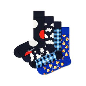 Happy Socks Ponožky  námornícka modrá / kráľovská modrá / žltá / biela