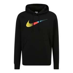 Nike Sportswear Mikina  svetlomodrá / žltá / svetločervená / čierna