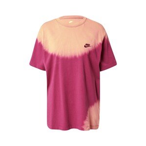 Nike Sportswear Tričko  marhuľová / ružová / červeno-fialová