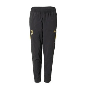 ADIDAS SPORTSWEAR Športové nohavice 'Juventus'  zlatá / čierna / biela