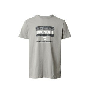 BRUNOTTI Funkčné tričko  dymovo šedá / tmavosivá / čierna / biela