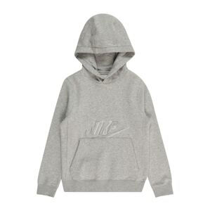 Nike Sportswear Mikina  grafitová / striebornosivá / sivá melírovaná