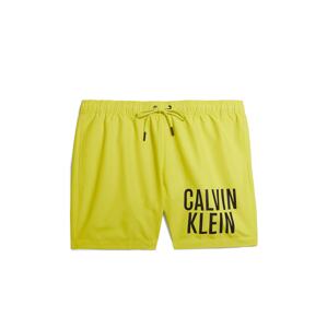 Calvin Klein Underwear Plavecké šortky 'Intense Power'  citrónová / čierna