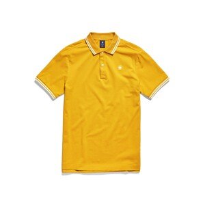 G-Star RAW Tričko  zlatá žltá / biela