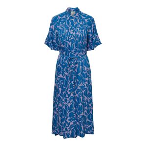 Y.A.S Košeľové šaty 'Lefira'  kráľovská modrá / svetlofialová