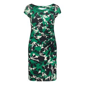 Vera Mont Puzdrové šaty  trávovo zelená / čierna / biela