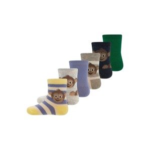 EWERS Ponožky  námornícka modrá / svetlomodrá / sivá melírovaná / zelená