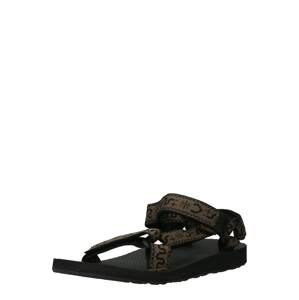 TEVA Trekingové sandále  olivová / čierna