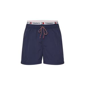 Tommy Hilfiger Underwear Plavecké šortky  námornícka modrá / svetlosivá / červená / biela