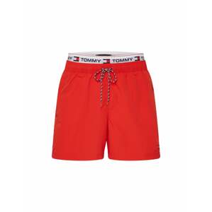 Tommy Hilfiger Underwear Plavecké šortky  tmavomodrá / svetlosivá / svetločervená / biela
