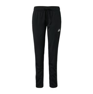 ADIDAS SPORTSWEAR Športové nohavice 'Essentials Warm-Up 3-Stripes'  čierna / biela