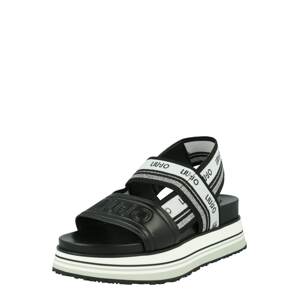 Liu Jo Remienkové sandále  čierna / biela