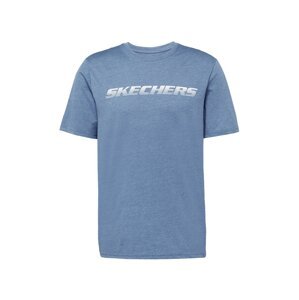 Skechers Performance Funkčné tričko 'MOTION'  dymovo modrá / biela