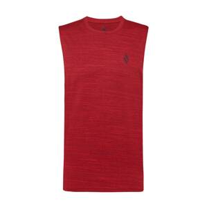 Skechers Performance Funkčné tričko  červená melírovaná / čierna