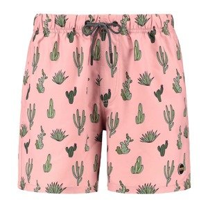 Shiwi Plavecké šortky 'Cacti'  pastelovo zelená / tmavozelená / ružová