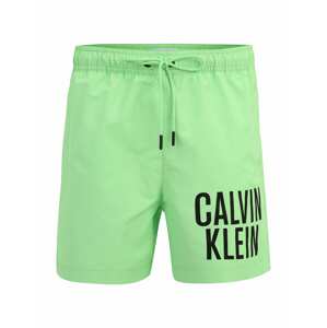 Calvin Klein Underwear Plavecké šortky  jablková / čierna