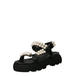 Kennel & Schmenger Sandále 'SKILL'  čierna / perlovo biela