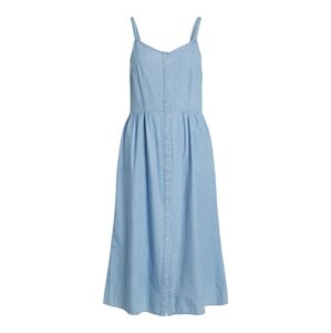 VILA Košeľové šaty 'Zia'  modrá denim