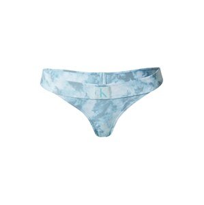 Calvin Klein Swimwear Bikinové nohavičky  modrá / biela