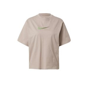 Nike Sportswear Tričko  tmavošedá / zelená
