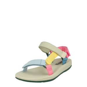 CAMPER Remienkové sandále 'Match'  nebielená / svetlomodrá / žltá / svetloružová