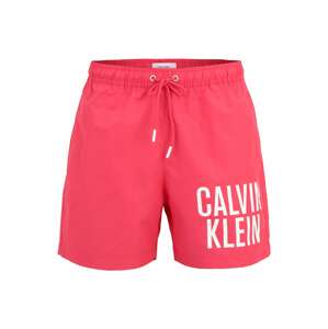 Calvin Klein Underwear Plavecké šortky  ružová / biela