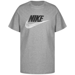 Nike Sportswear Tričko 'Futura'  sivá melírovaná / čierna / biela