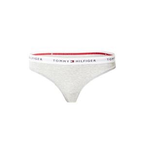 Tommy Hilfiger Underwear Tangá  námornícka modrá / sivá melírovaná / ohnivo červená / biela