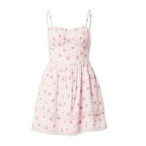 HOLLISTER Letné šaty  pastelovo zelená / rosé / staroružová / pastelovo ružová