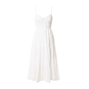 HOLLISTER Letné šaty 'EMEA'  biela