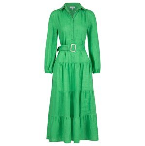 mint & mia Košeľové šaty  trávovo zelená