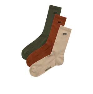 Pull&Bear Ponožky  béžová / hnedá / olivová / čierna
