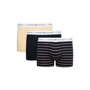 Tommy Hilfiger Underwear Boxerky 'Essential'  piesková / námornícka modrá / čierna / prírodná biela
