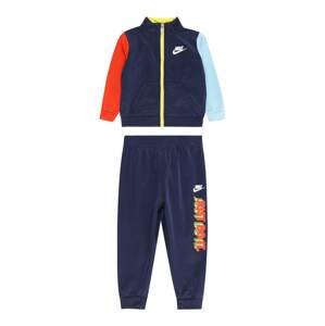 Nike Sportswear Joggingová súprava 'ACTIVE JOY'  námornícka modrá / svetlomodrá / homárová / biela