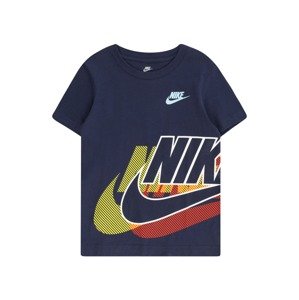 Nike Sportswear Tričko  námornícka modrá / žltá / červená / biela