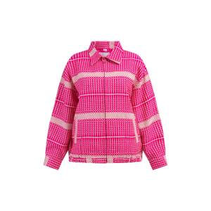 MYMO Prechodná bunda  pitaya / pastelovo ružová
