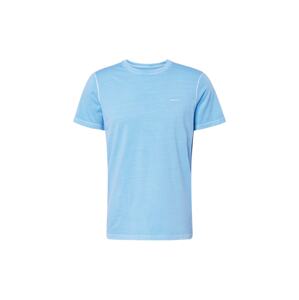 GANT Tričko  modrá melírovaná / biela