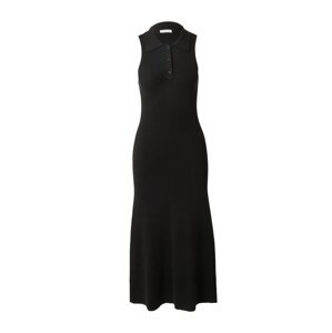 Designers Remix Pletené šaty 'Taliana'  čierna